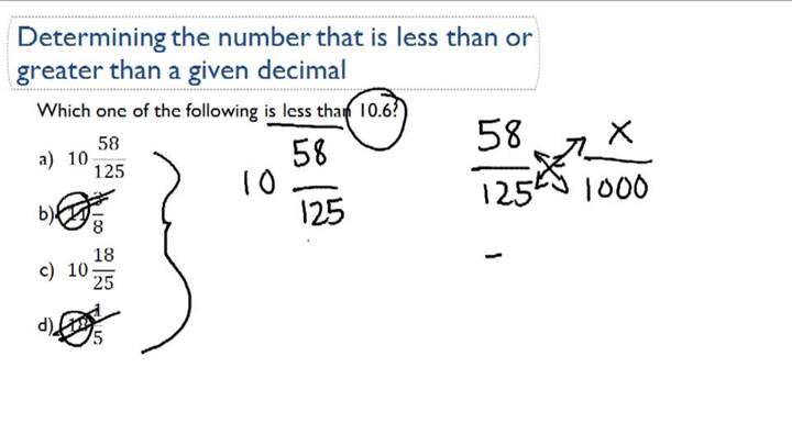 Determinar valores menores o mayores que un decimal