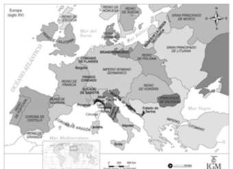 Mapa Europa en el siglo XV