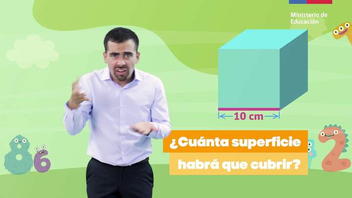 Calculamos la superficie de cubos y paralelepípedos/Matemática 6° básico