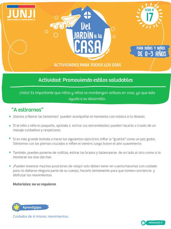 A estirarnos