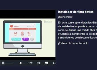 Curso: Instalador de fibra óptica