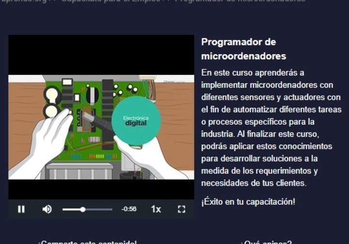 Curso: Programador de microordenadores