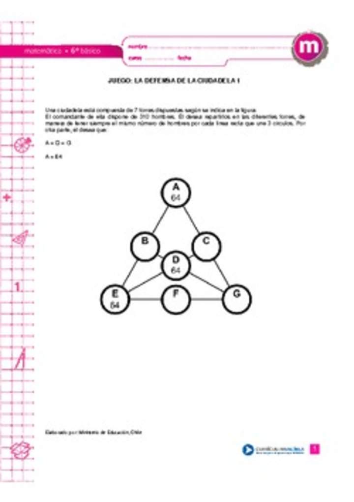 Juego: la defensa de la ciudadela 1