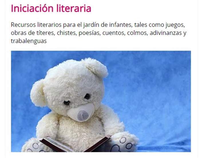 Iniciación literaria