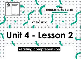 Inglés 7° Básico Unidad 4 - Lesson 2