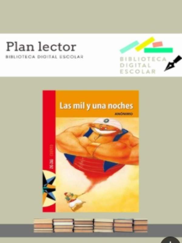 Plan lector 5° básico. "Las mil y una noches (Alí babá y los cuarenta ladrones)"