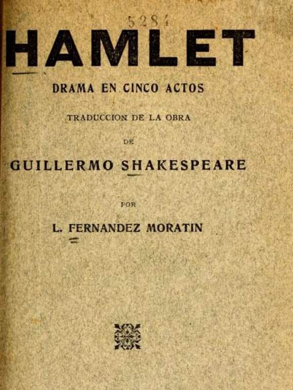 Hamlet: drama en cinco actos