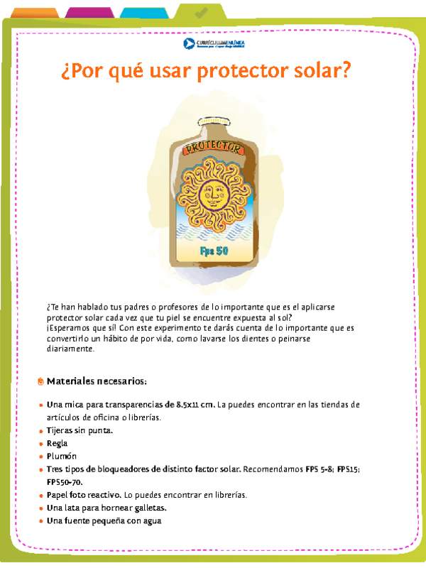 ¿Por qué usar protector solar?