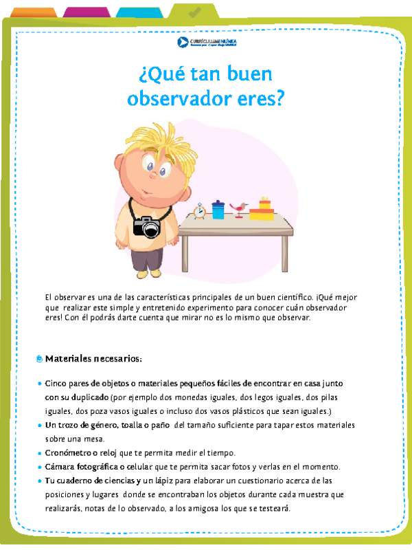 ¿Qué tan buen observador eres?