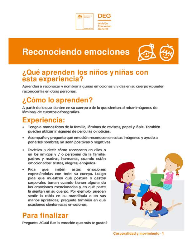 Reconociendo emociones