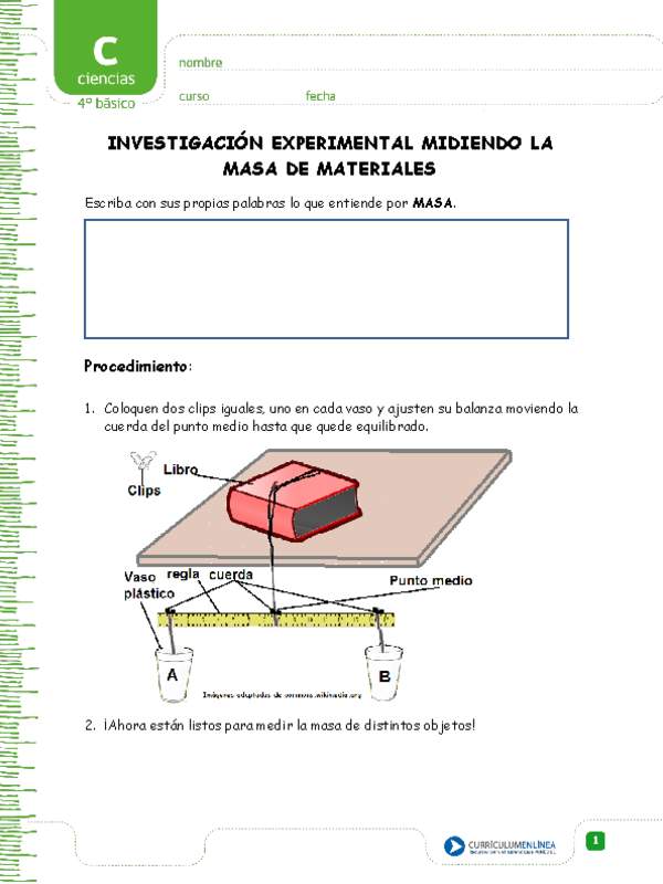 Midiendo la masa