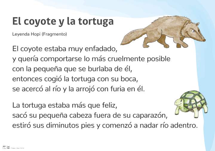 El coyote y la tortuga