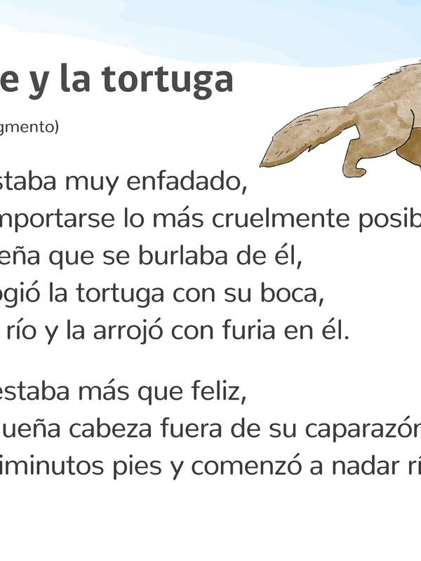 El coyote y la tortuga