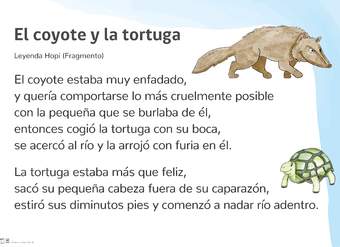 El coyote y la tortuga