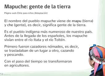 Mapuche gente de la tierra