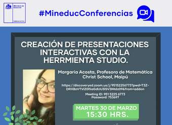 Conferencia: Creación de presentaciones interactivas con herramienta Studio