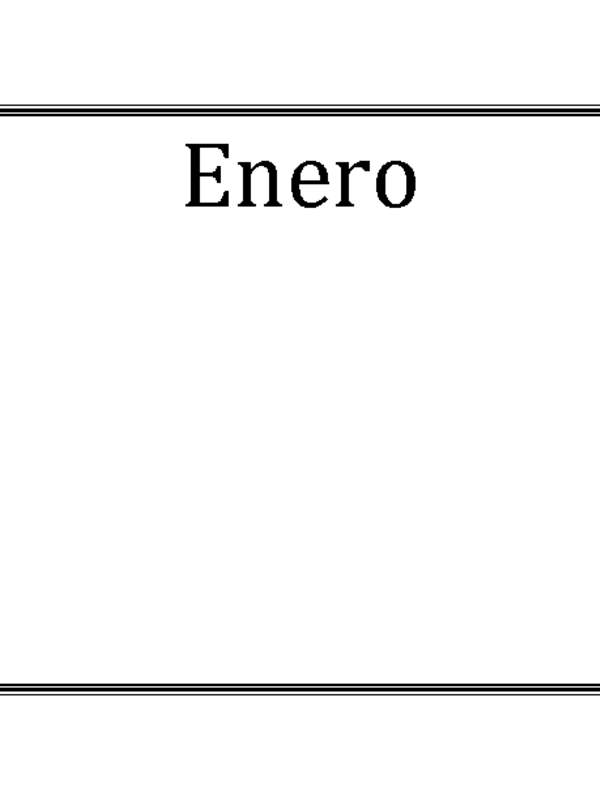 Meses del año