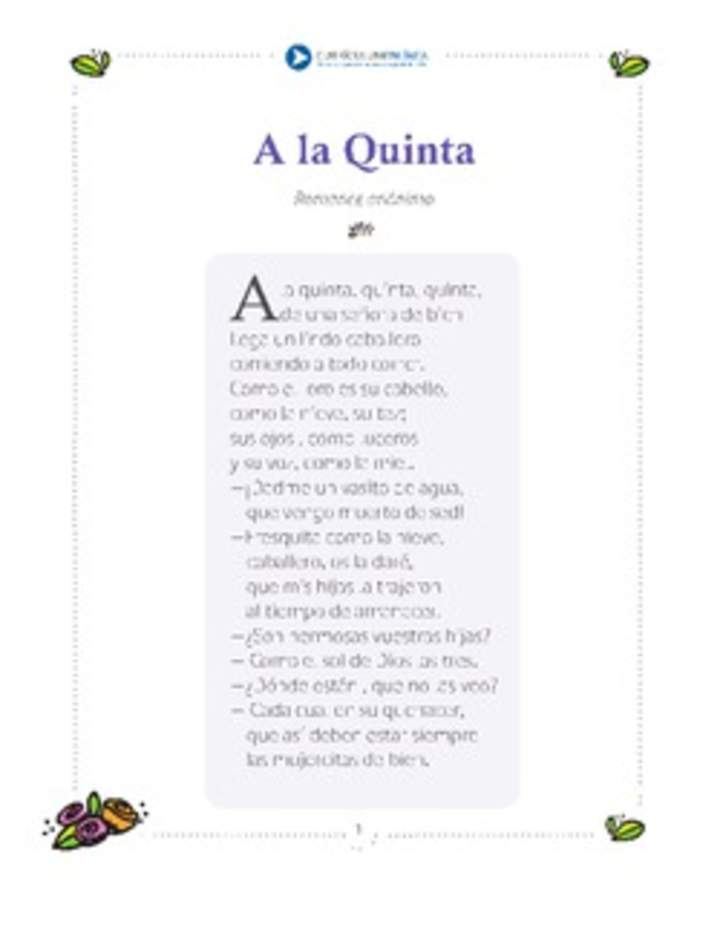 La quinta romance