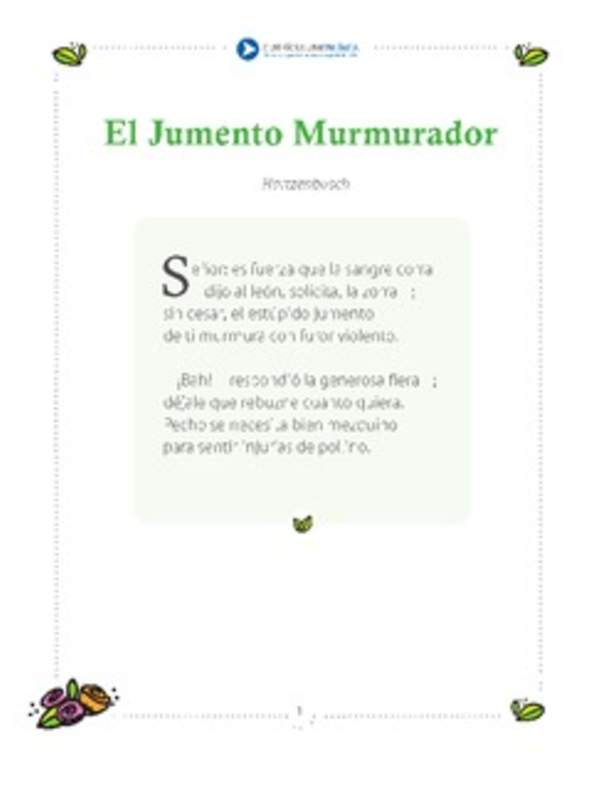 El jumento murmurador