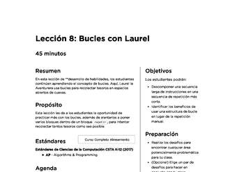 Lección 8: Bucles con Laurel