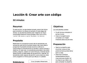 Lección 6: Programando en Artista