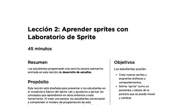 Lección 02: Aprender sprites con Laboratorio de Sprite
