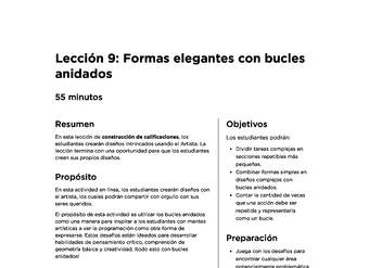 Lección 9: Formas elegantes con bucles anidados