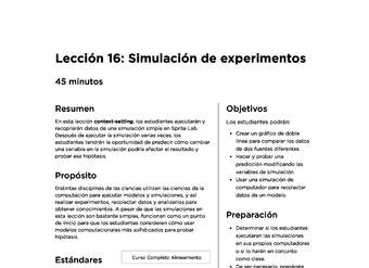 Lección 16: Simulación de experimentos