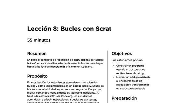 Lección 8: Bucles con Scrat