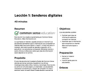 Lección 1: Senderos digitales