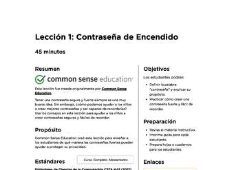 Lección 1: Contraseña de Encendido