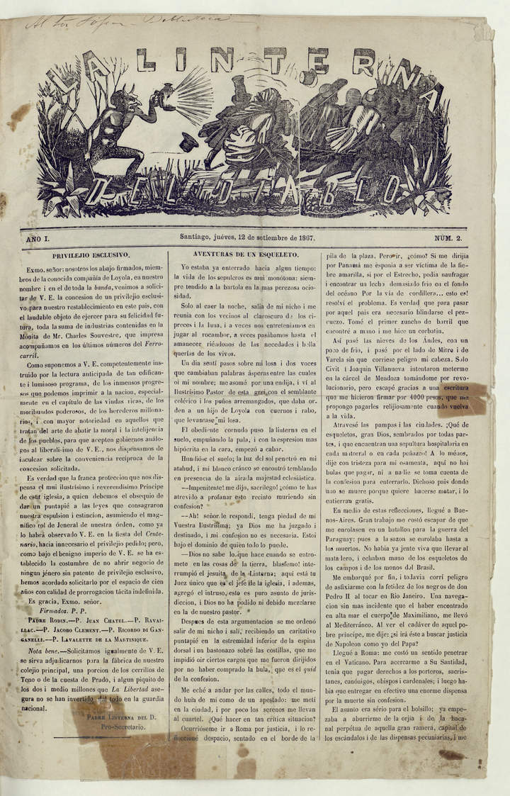 La Linterna del Diablo (1867-1869) (1876) La Linterna del Diablo (1867-1869) (1876)