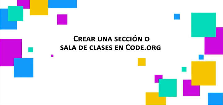 Crear una sección o sala de clases en CODE.ORG