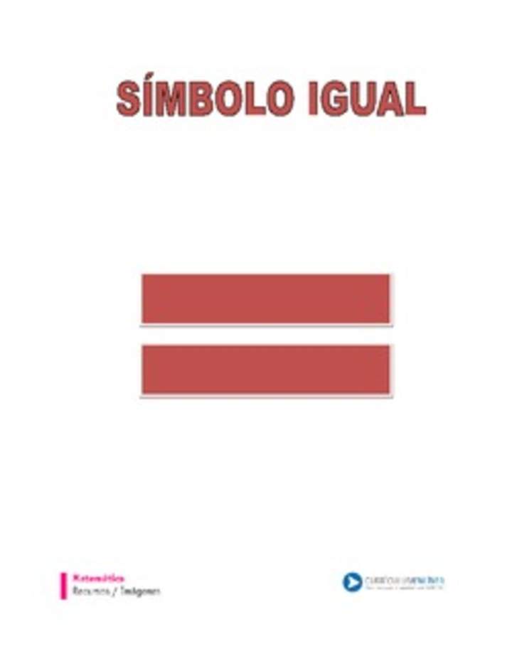 Símbolo igual