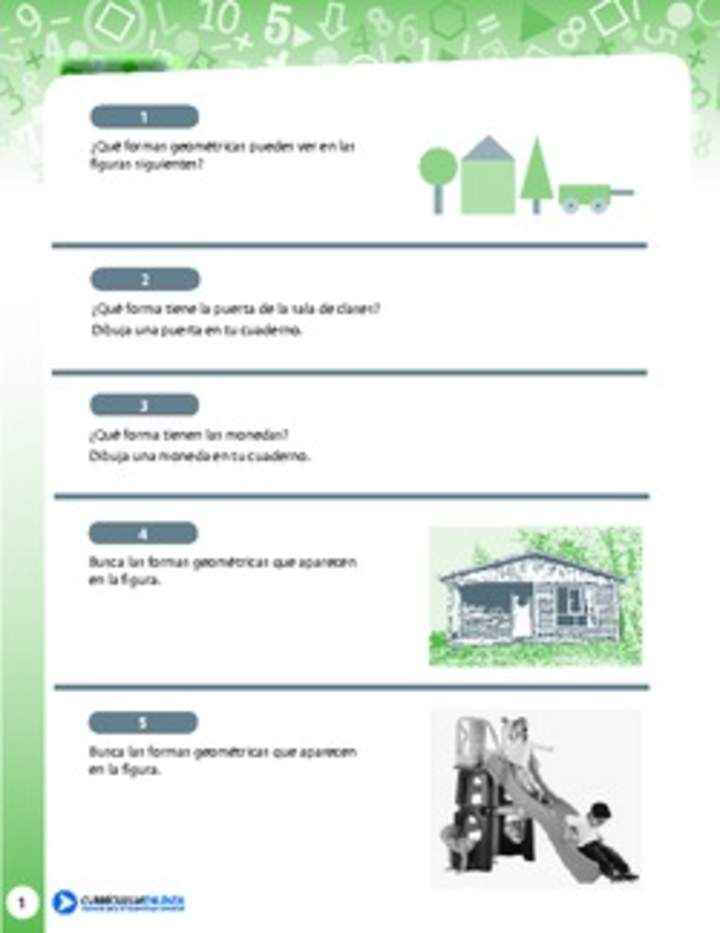 Identificar y construir figuras geométricas