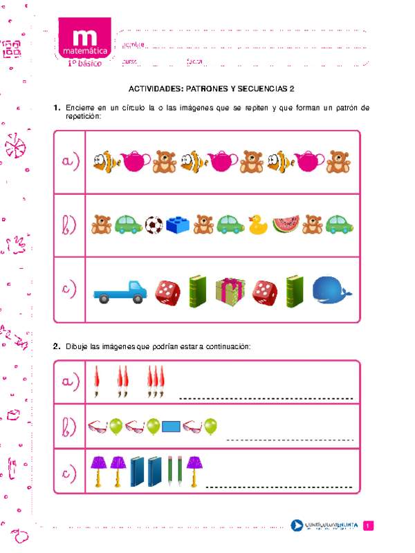 Patrones y secuencias 2