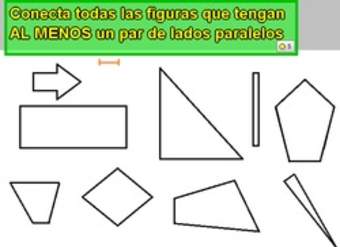 Identificar figuras con lados paralelos