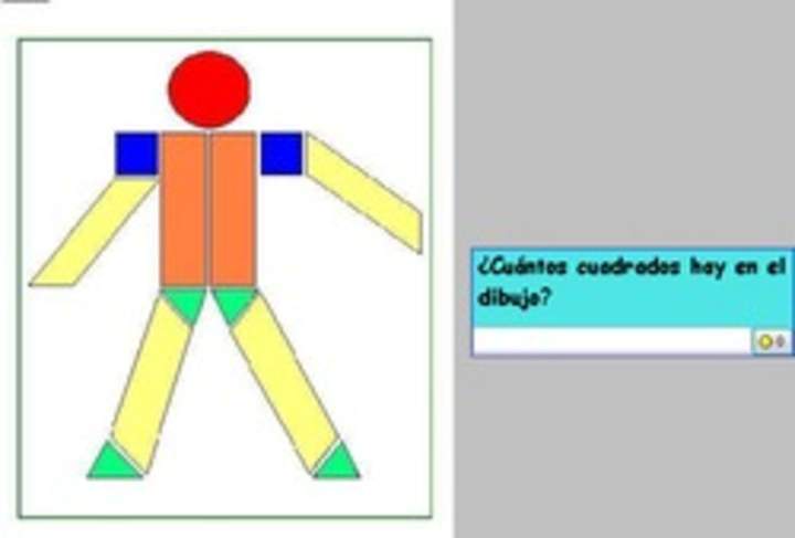 Identificar cantidad de cuadrados en una imagen