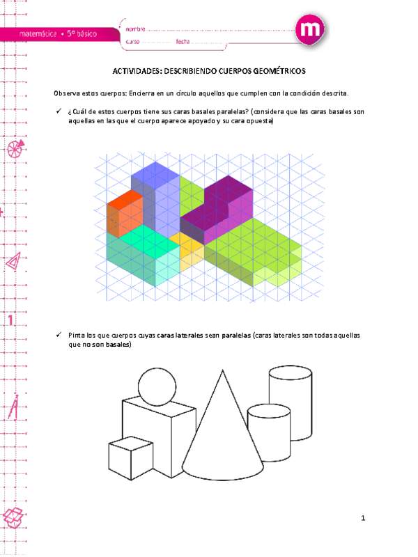 Describiendo cuerpos geométricos