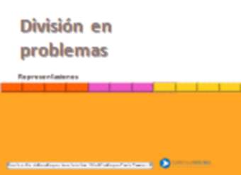 División en problemas, representaciones