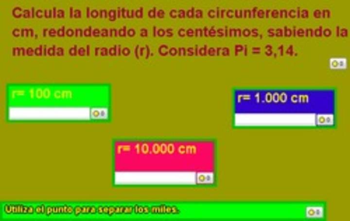 Cálculo de la longitud de una circunferencia (II)