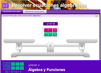 Resolver ecuaciones algebraicas