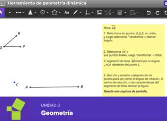 Herramienta de geometría dinámica