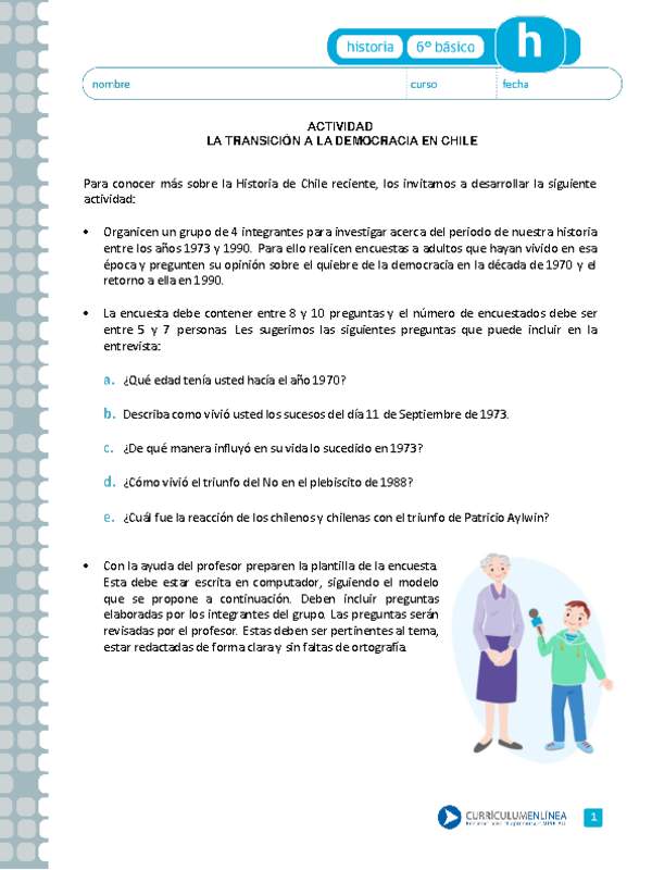 La transición a la democracia en Chile