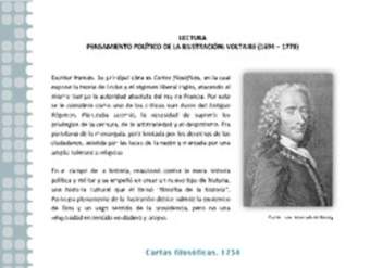 Pensamiento político de la Ilustración: Voltaire