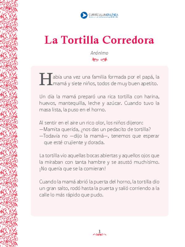 La tortilla corredora