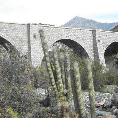 Puente de Piedra Quelón o la Recta, Los Vilos.