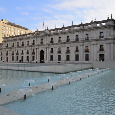 La Moneda, sede del gobierno de Chile.