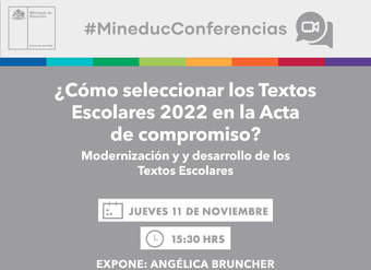 ¿Cómo seleccionar los Textos Escolares 2022 en la Acta de Compromiso?: Modernización y desarrollo de Textos Escolares