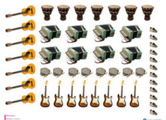 Imagen de instrumentos musicales (I)